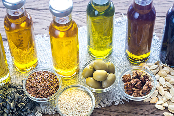 image of different oils for basic oil gelée
