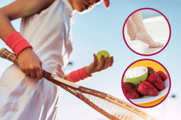 Wimbledon 'Strawberries and Cream' Foot Gel
