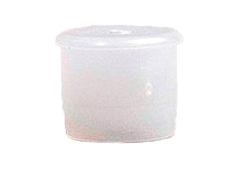 Cap, Semi Transparent Single Hole Plug (Needs to be used with 70120 Black Screw Cap, to suit 50ml and 100ml PET bottles)