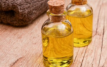 image of body massage oil with olive & apricot