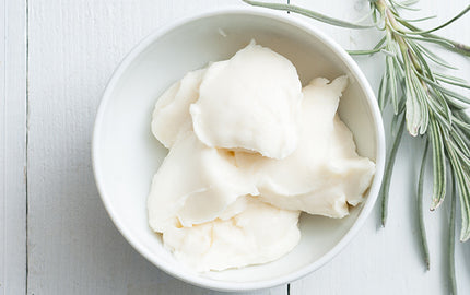 image of body butter in a plate