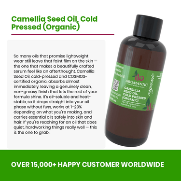 Organic Camellia Seed Oil - Aromantic UK