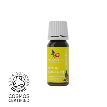 Organic Lemon Essential Oil - Aromantic UK