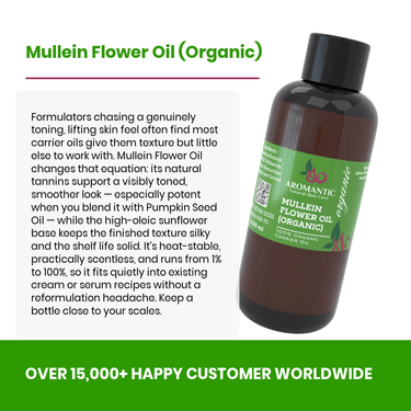 Organic Mullein Flower Oil - Aromantic UK