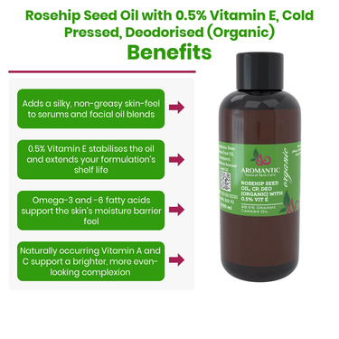 Organic Rosehip Seed Oil - Aromantic UK