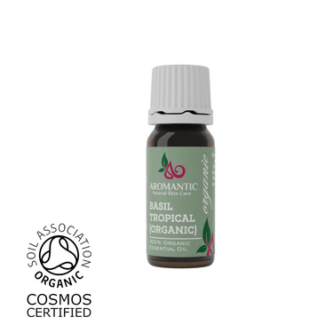 Organic Tropical Basil Essential Oil - Aromantic UK