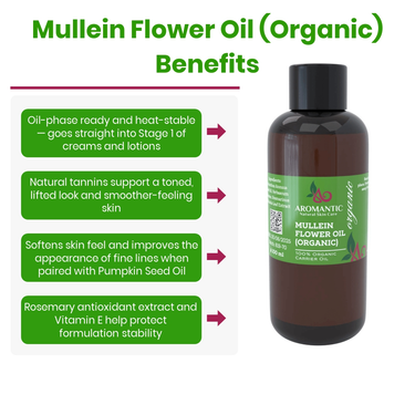 Mullein Flower Oil (Organic) - benefits