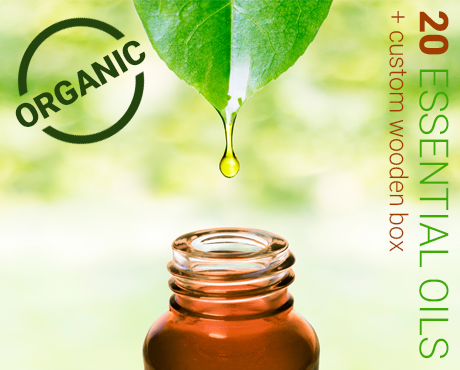Aromatherapy Kit - 20 Organic Essential Oils