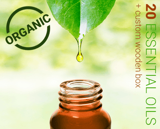 Aromatherapy Kit - 20 Organic Essential Oils - Aromantic UK