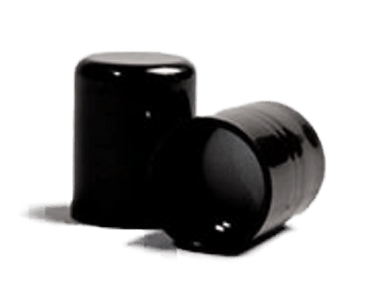 Black Screw Caps and Inserts (to suit 50ml and 100ml Blue PET bottles) 18/415 - Aromantic UK