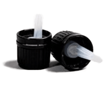 Cap, Matte Black Tamper Evident Dropper Large (2.0mm) to fit 10 ml, 30 ml, 50 ml and 100 ml Glass - Aromantic UK