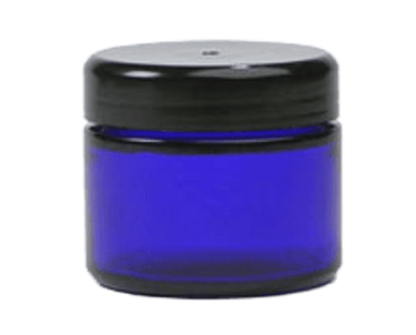 Jar, Blue Glass (50 ml) - Aromantic UK