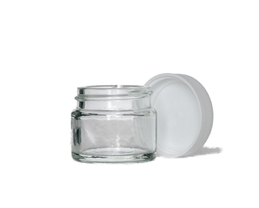 Jar, Clear Glass (15 ml) - Aromantic UK