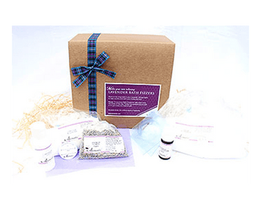 Lavender Bath Fizzers Gift Pack - Aromantic UK
