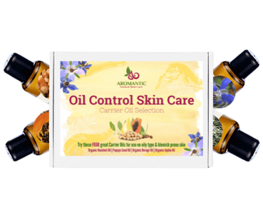 Oil Control Skin Care Carrier Oil Selection - Aromantic UK